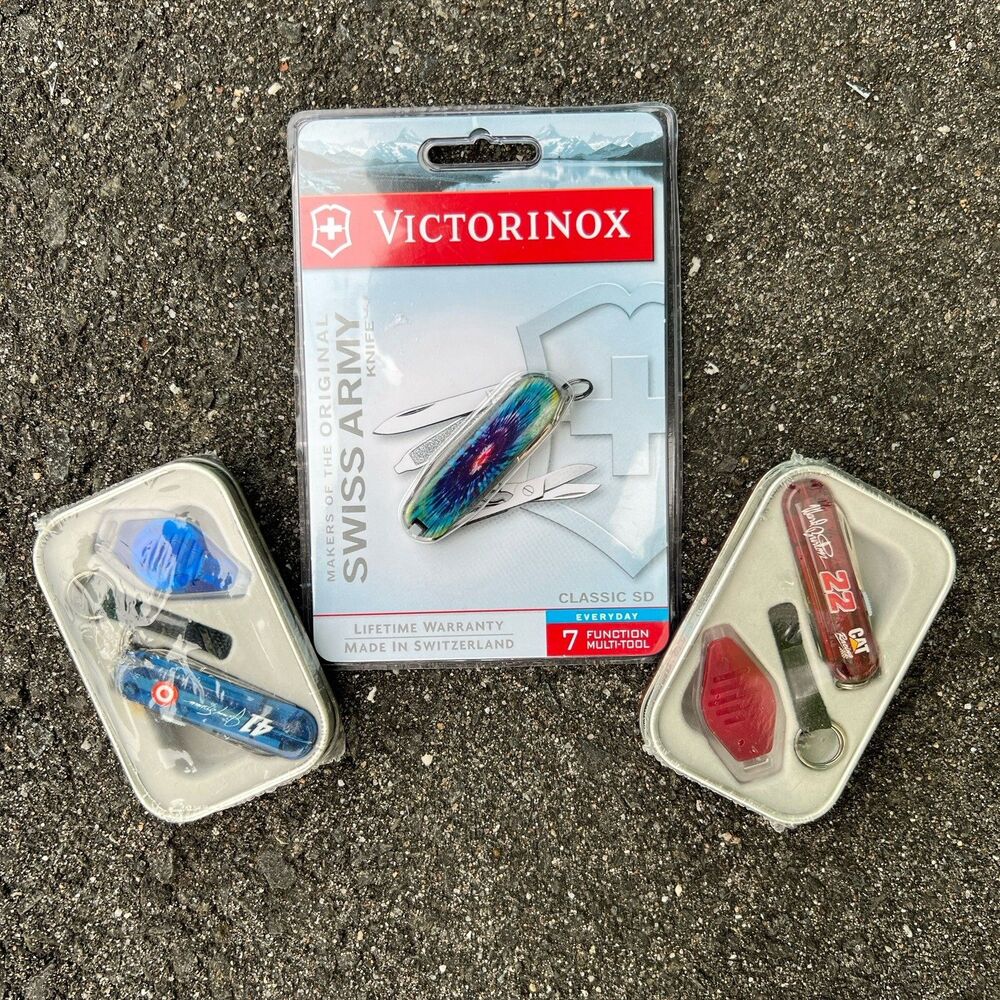 Victorinox Bundle Of 3 - Tie Dye Purple + Jimmy Spencer 41 + Ward Burton 22